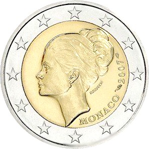 2 euro Grace Kelly Monaco 2007